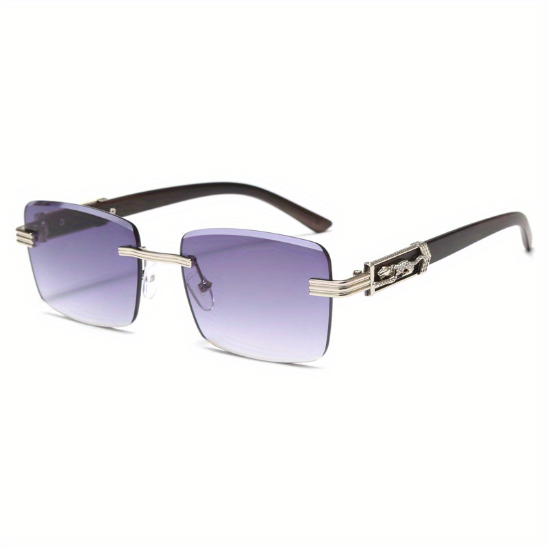Vintage Sunglasses Edgeless Cut Edge Sunglasses