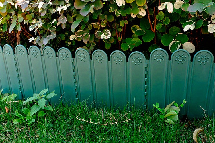  LIZI vallas de 2 piezas de pino blanco antiséptico L102 cm valla  de plantas flexible apto para interior y exterior/césped/jardín/tienda  borde decorativo : Patio, Césped y Jardín