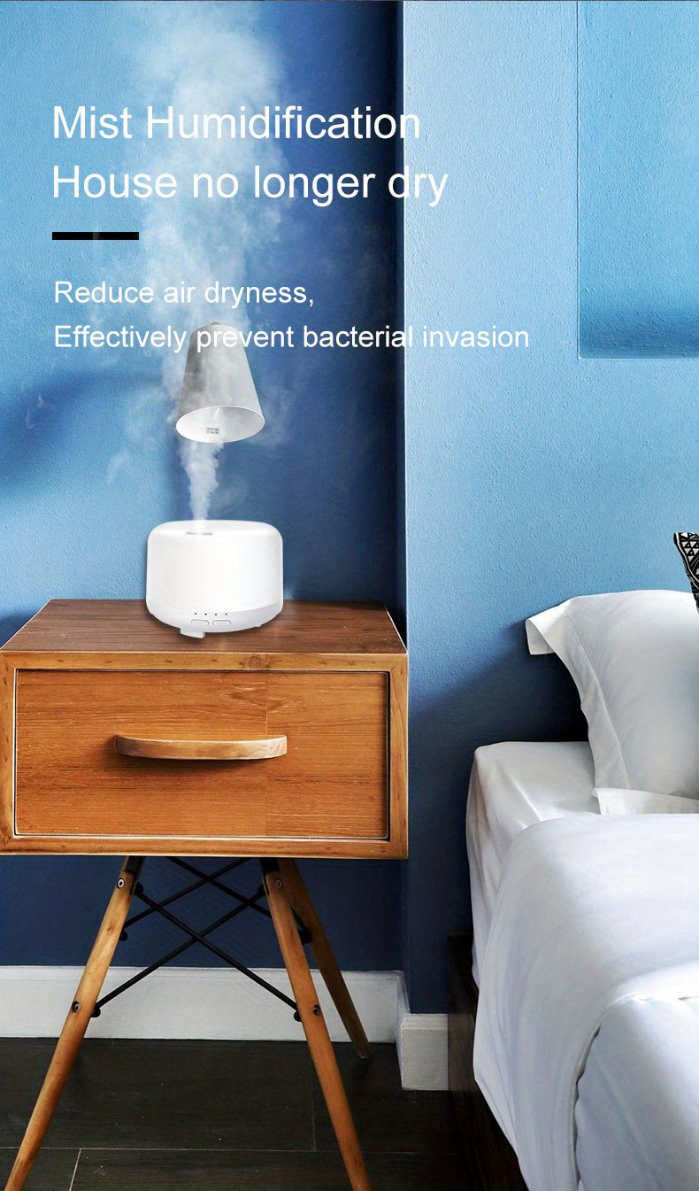 1pc 7 colors relax and refresh with our waterless essential oil diffuser and humidifier perfect for home and office use with 2 mist modes and auto off feature details 3