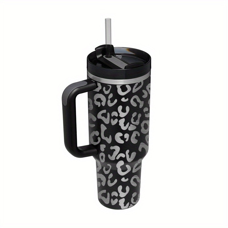 1pc Coffee Mug With Handle Insulated Egg Shape Stainless Steel