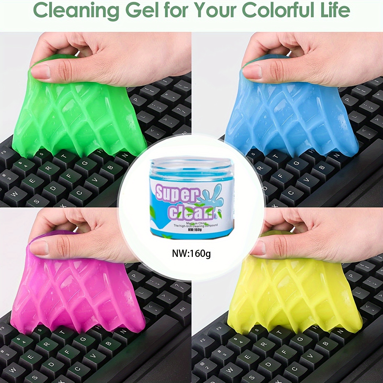 Keyboard Cleaner Cleaning Gel for Car Detailing Kit Dust Cleaning