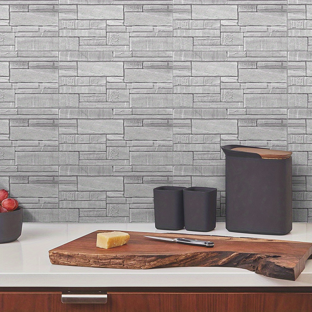 Tile Wall Sticker Retro Peel Stick Tile Sticker Self Temu