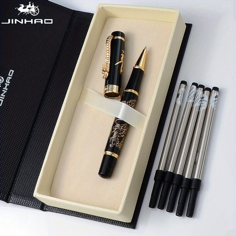Rare Louis Vuitton Fountain & Ballpoint Pen Set With Box Bag 