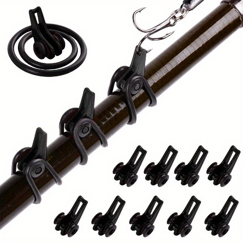 20pcs Fishing Rod Hook Keeper Holder For Fishing Rods Hanging Bait