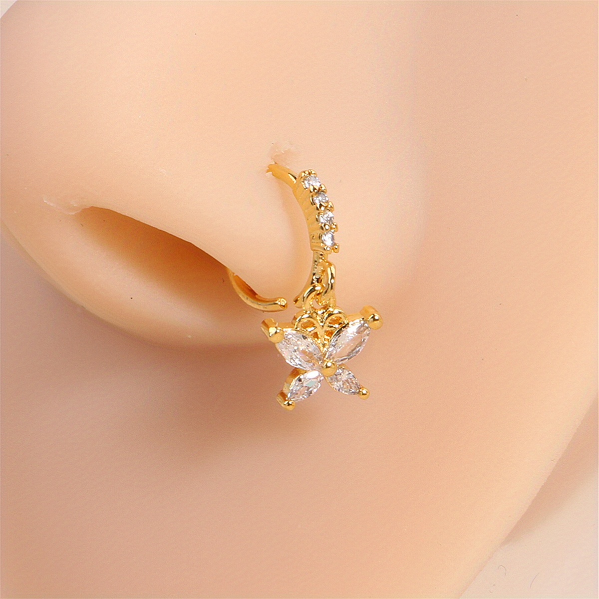 Dangle hot sale nose ring