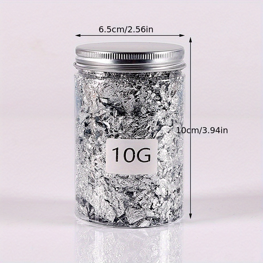 Golden Leaf Foil Flakes Sequins for DIY Resin Art