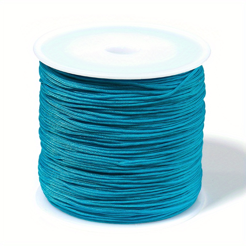 0.8 Mm Nylon Macramé Cord, Braided Nylon Jewelry Cord, Shamballa Bracelet  Cord Blue 28m 30 Yd 