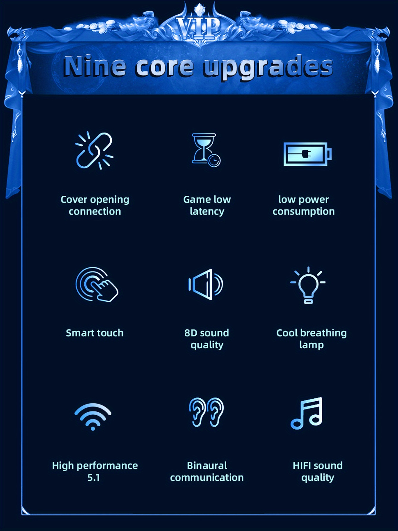 TWS True Wireless Stereo Earbuds