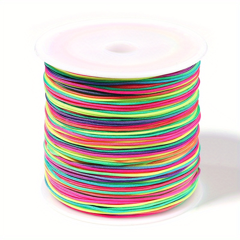 Colorful Nylon Elastic String Beading Thread Cord Braided - Temu