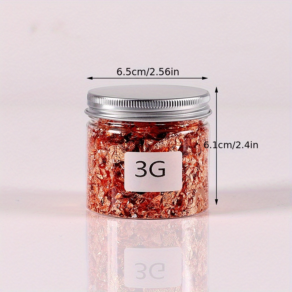 2/3/5/10g Resin Fillings Gold Leaf Flakes Gold Silver Confetti Filling For  DIY Epoxy Resin Craft Nail Art Decoration