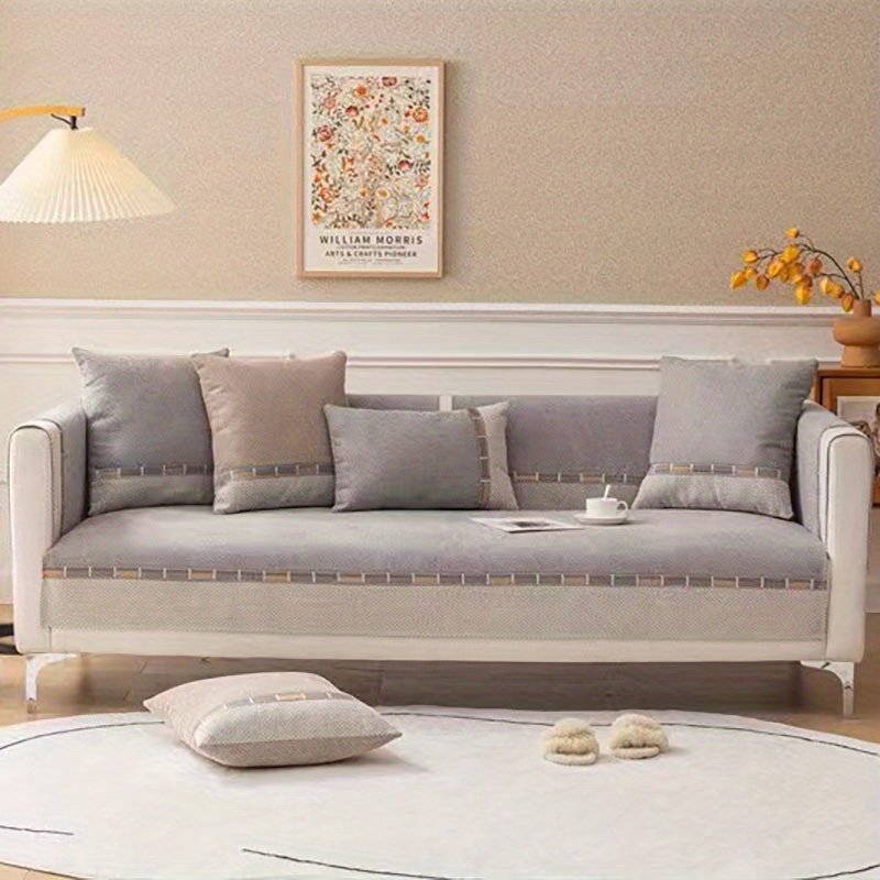 Non-slip Chenille Sofa Slipcover - Universal Furniture Protector