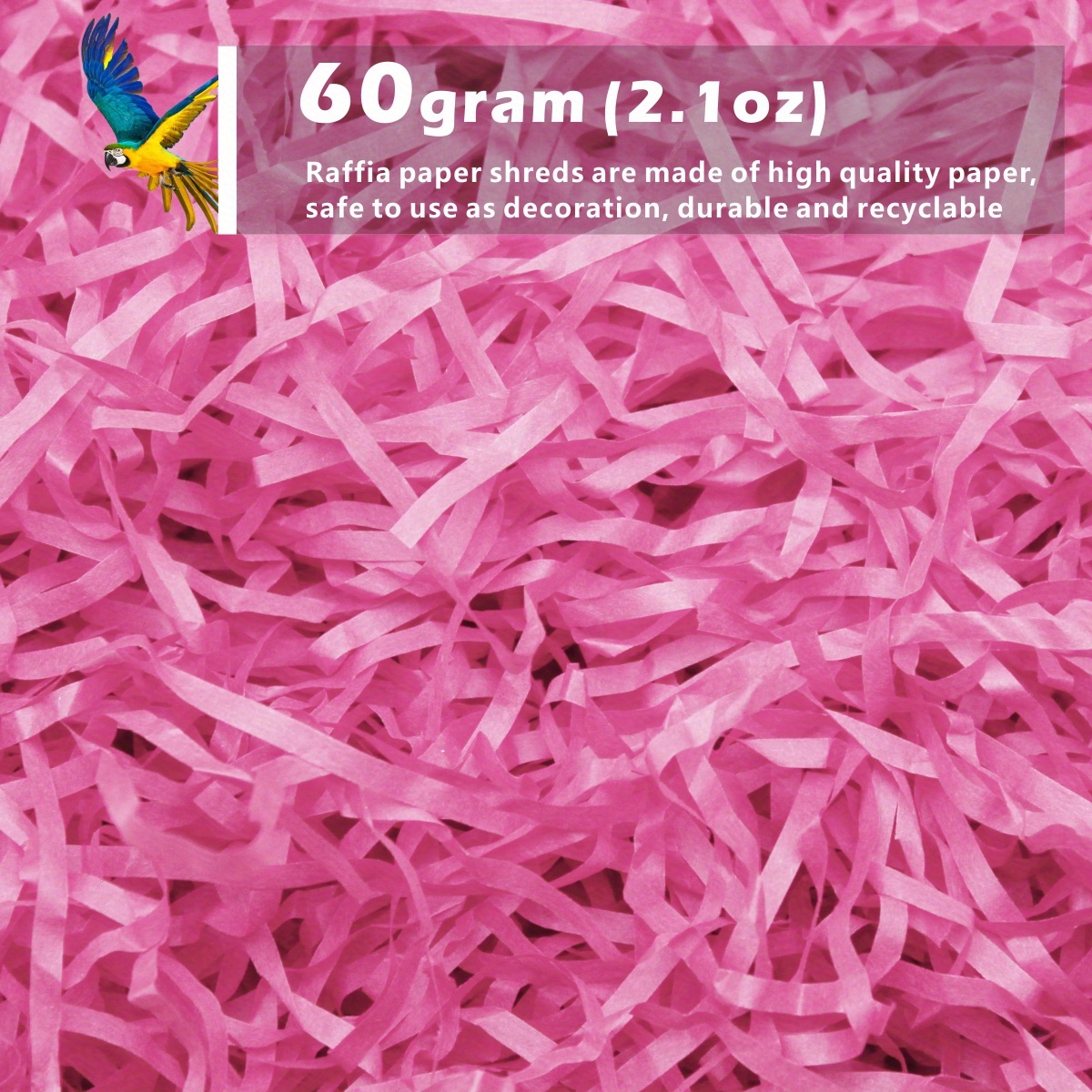 Basket Grass Craft Shred Confetti Raffia Paper Filler For - Temu
