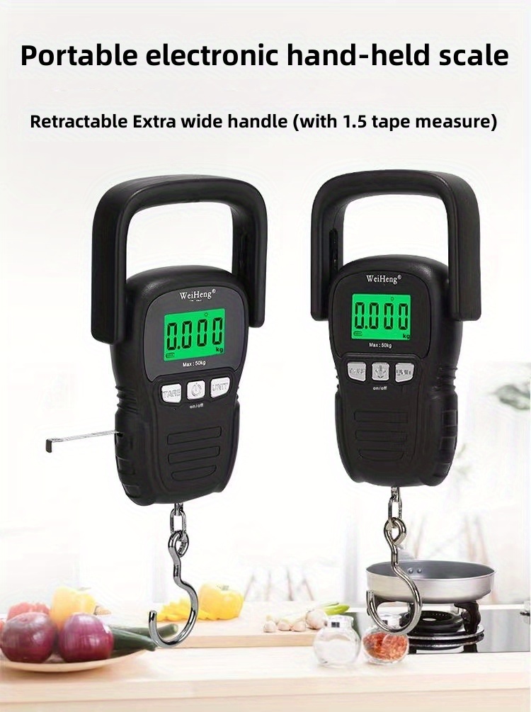 Mini Digital Scale Fishing Luggage Travel Weighting - Temu