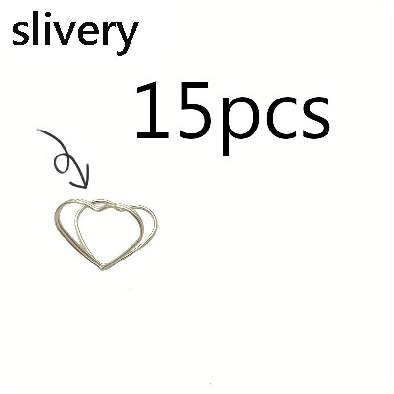 Double Heart Metal Memo Holder for Wedding Card Display