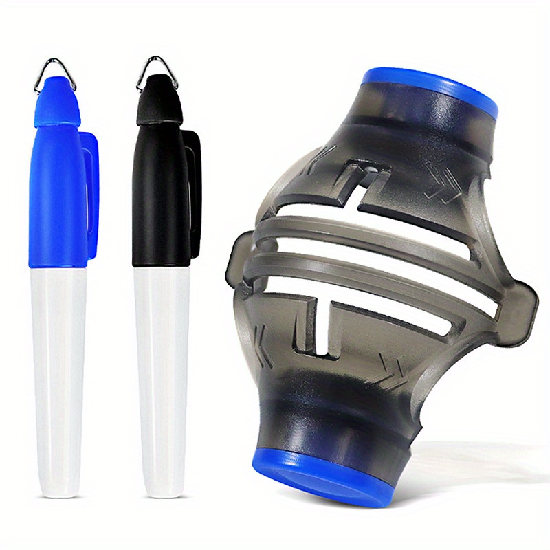 Image of 360-degree -line Golf Marker - Perfect Golf Alignment Tool With 2 Pens For Accurate Putting And Improved Scores