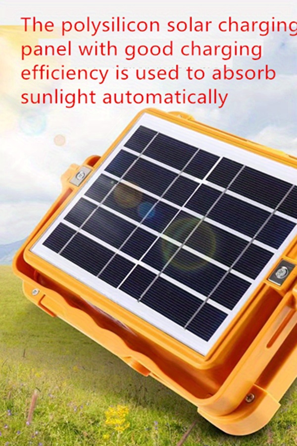 High Brightness, Portable Multi-functional Emergency Lights,solar Energy  Charging, Home Electricity Charging, High Capacity Searchlights, Distress  Alarm Lights, Suitable For Camping Fishing, Outdoor Sports, Home Power  Failure Emergency - Temu