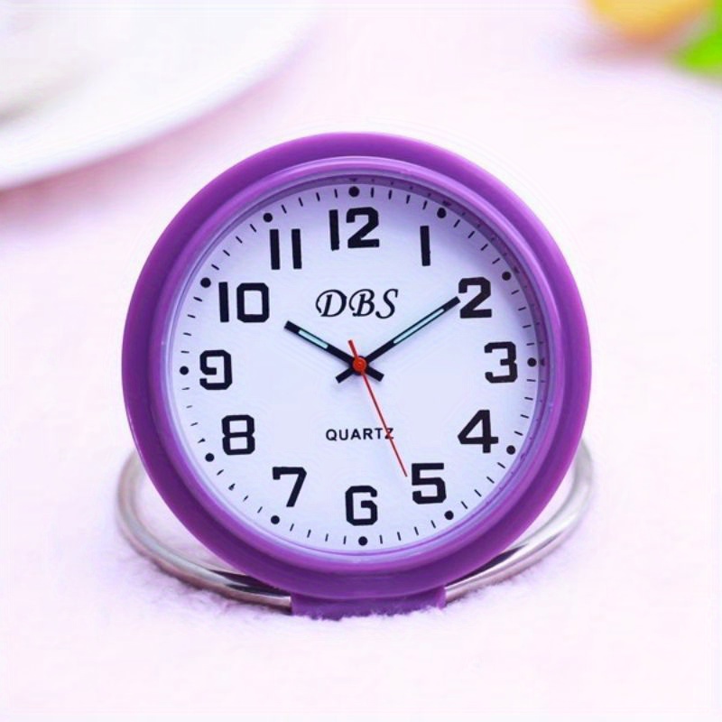 Horloge Table À Quartz Minimaliste Pointeur Rond Mini - Temu France