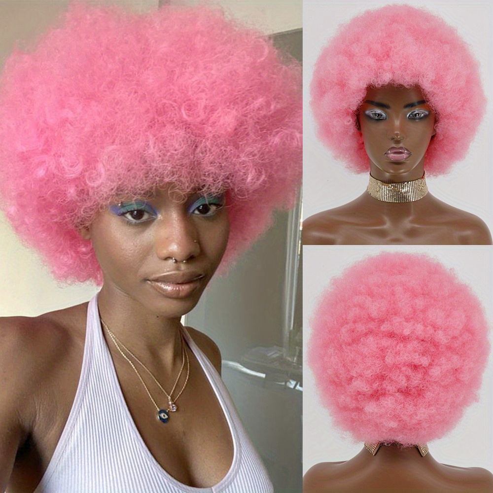 Pink hotsell wig 70s