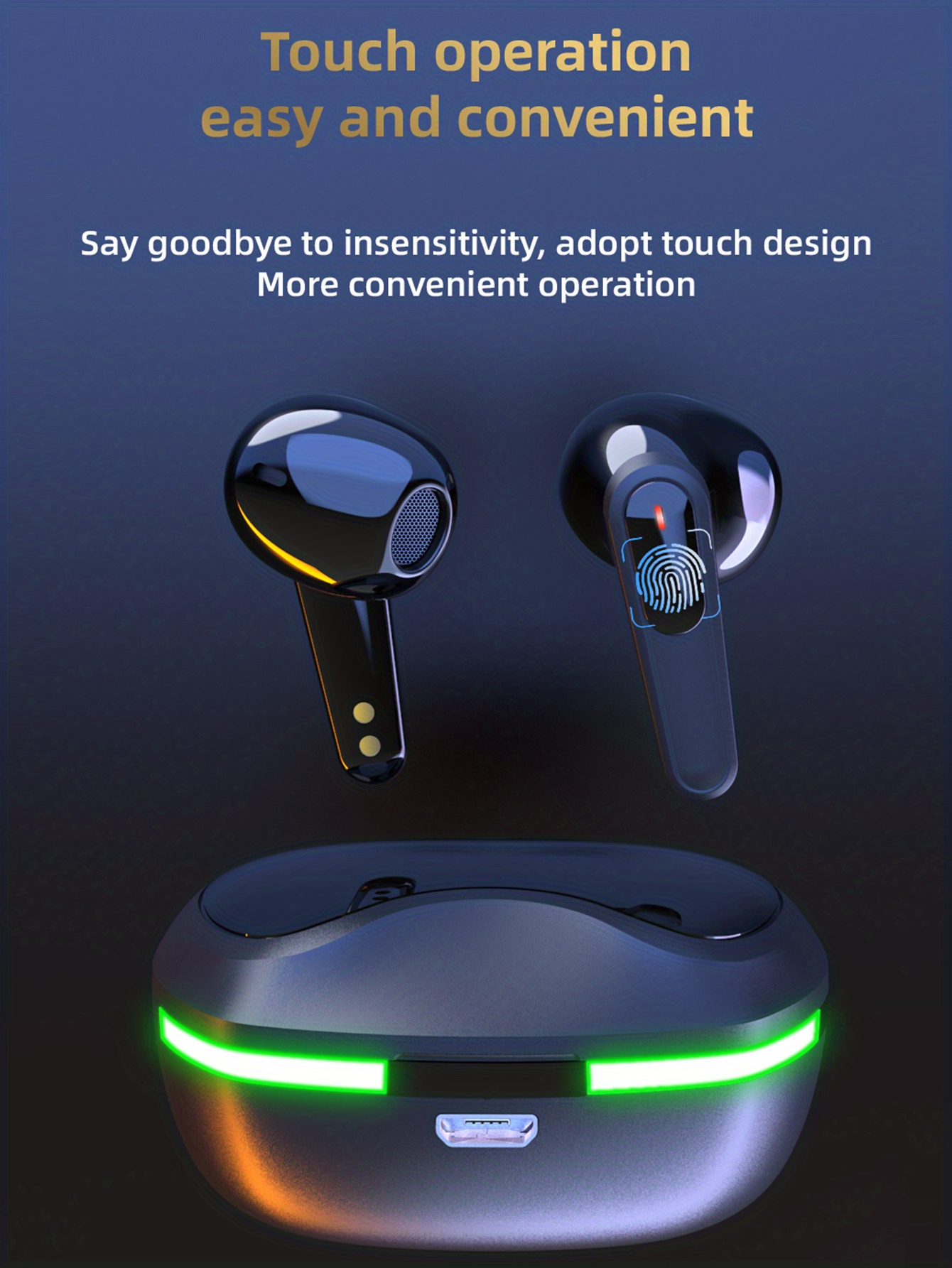 Tws V5.3 True Wireless Stereo Earbuds Tws Gaming Hand Free Temu Spain