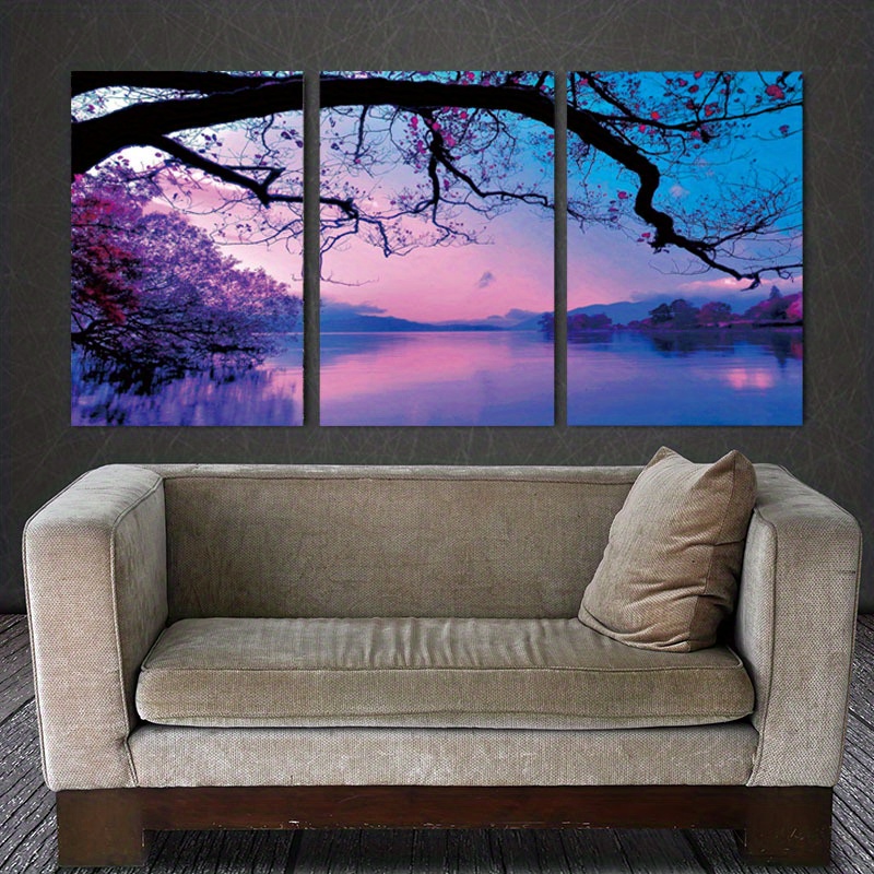 2 panel canvas art set print cloud 16x24 inch wall painting on