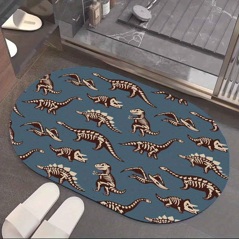 Sea Marine Animal Indoor Door Mat 15.7x23.6inch, Water Absorbent Low  Profile Entrance Doormat, Non Slip Rubber Rug Mats for Bathroom Bedroom  Kitchen