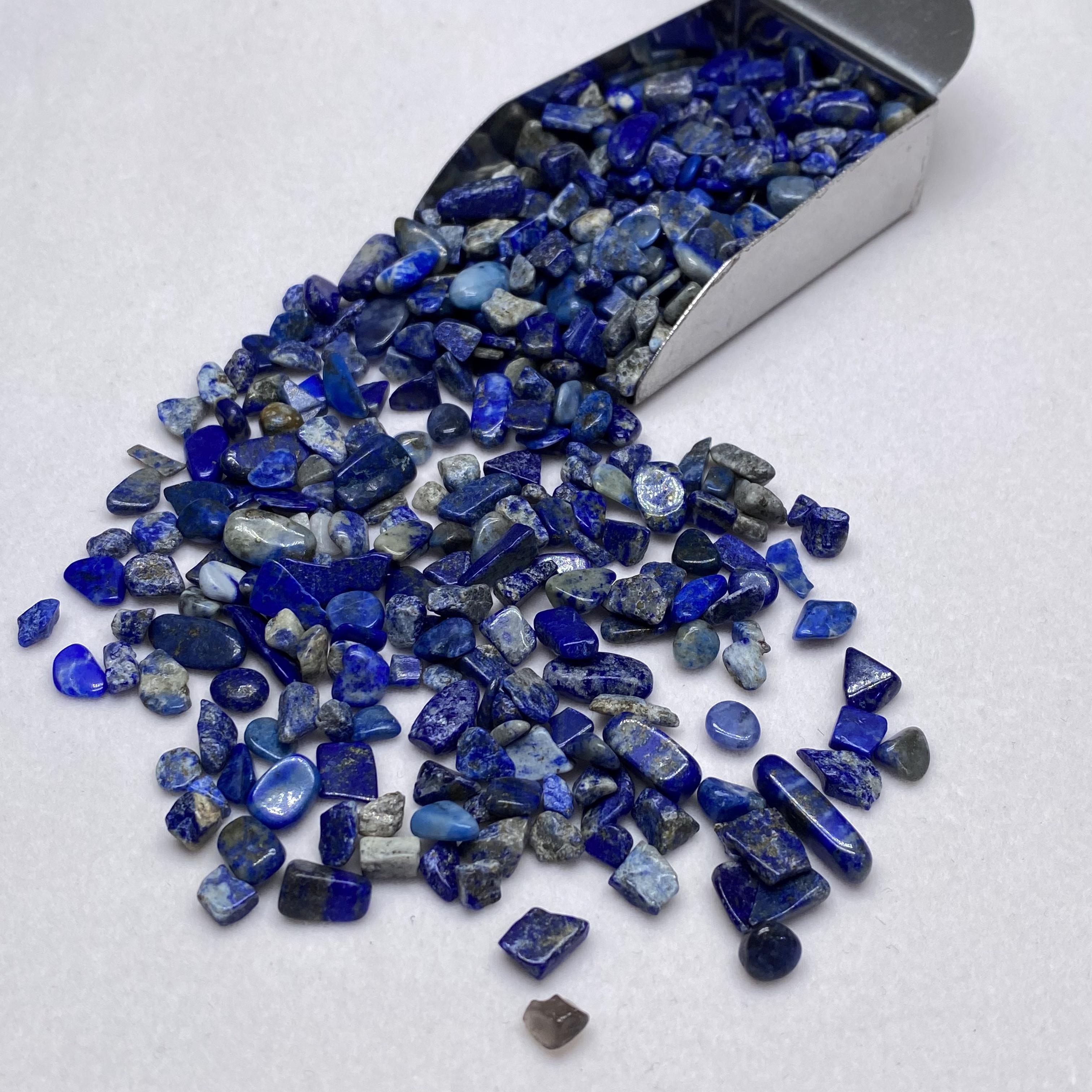 Natural Lapis Lazuli Tumbled Chips Stone Crushed Healing - Temu