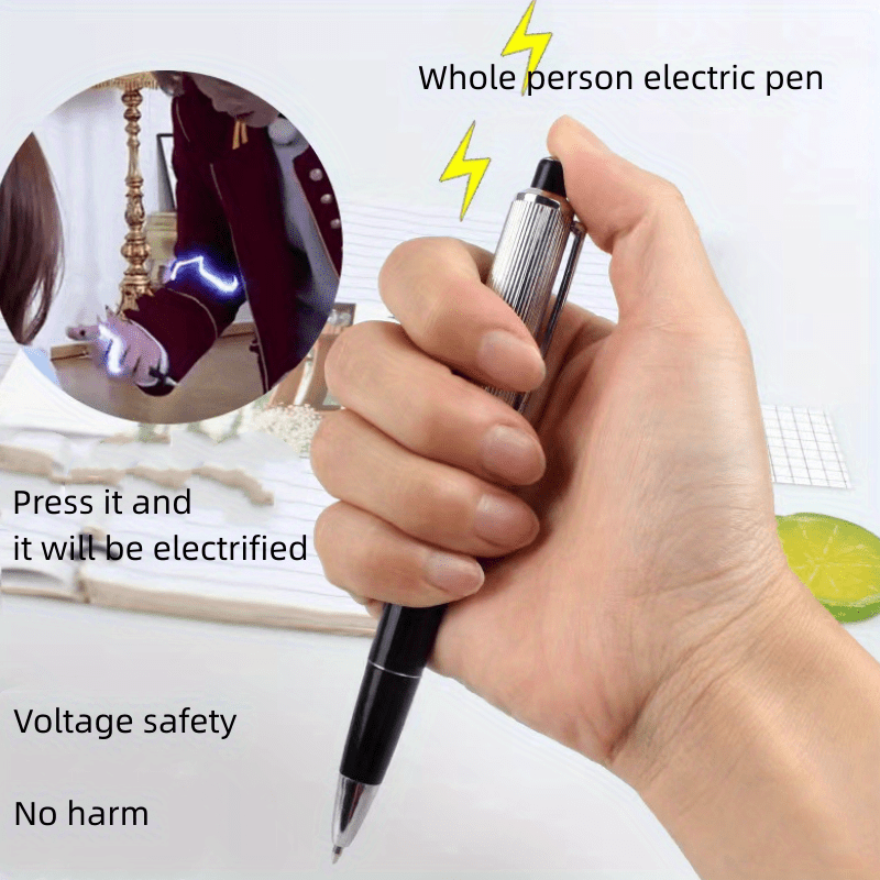 Creative Trick Props Electric Shock Pen Slightly Numb People - Temu