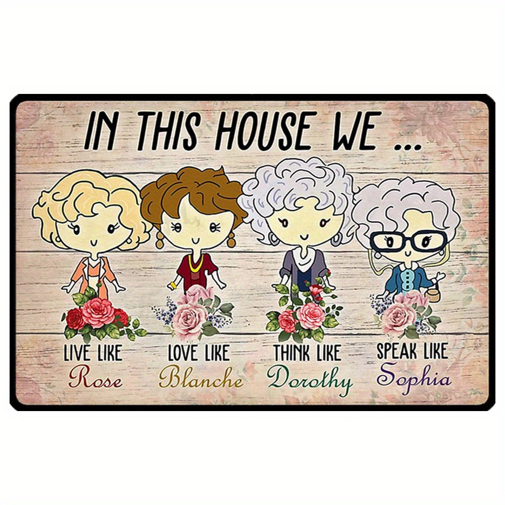 The Golden Girls Plüsch-Überwurf – 114x152 Cm, Lustiger Spruch, Kuschelweich