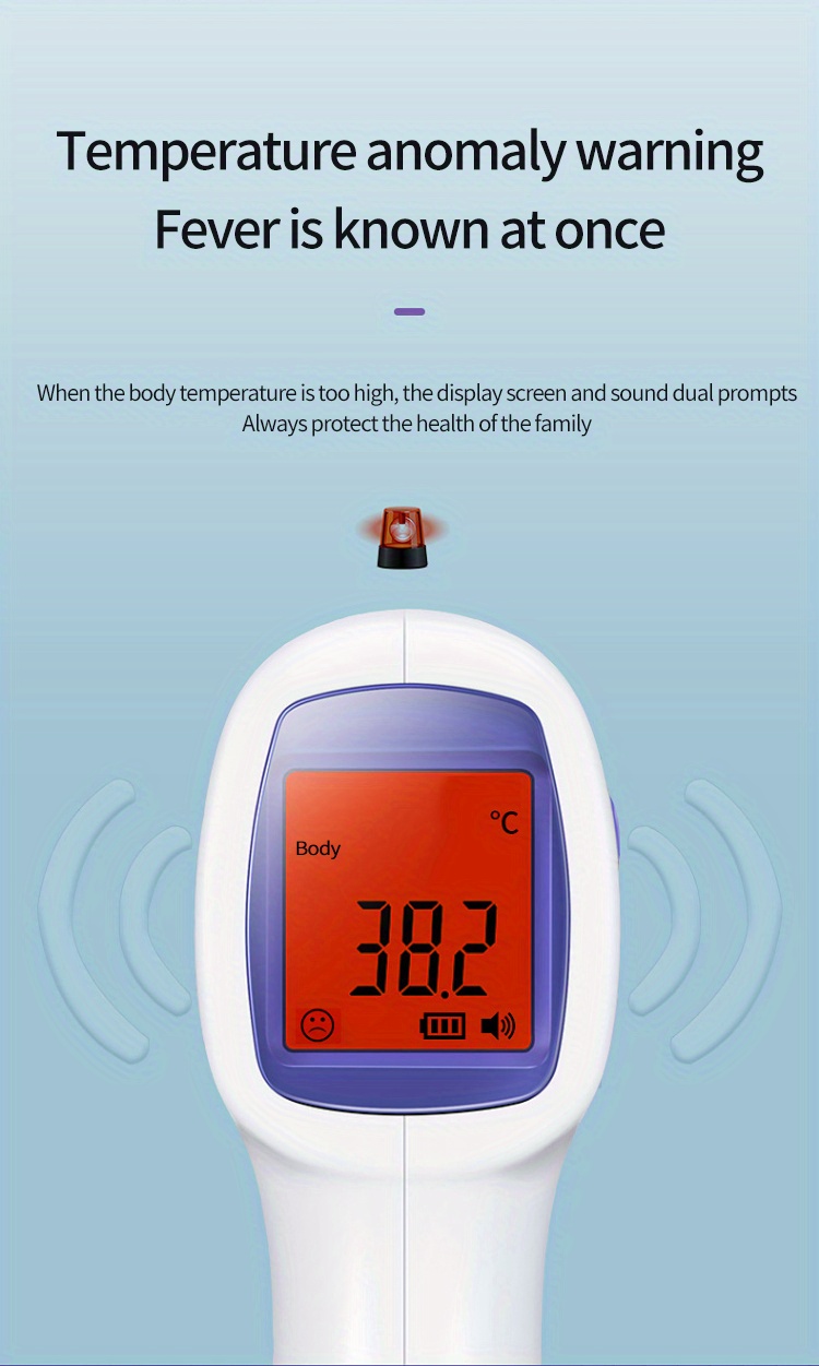 Frontal Temperature Gun: Home Handheld Thermometer For Non - Temu