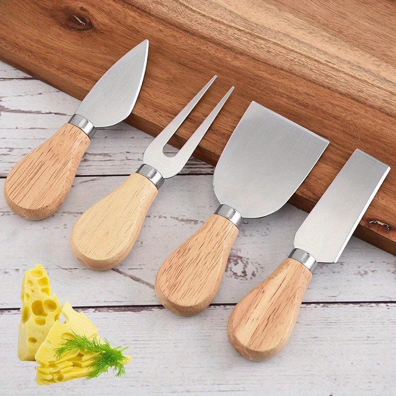 2pcs/set Stainless Steel Cheese Knife, Cute Cheese Decor Knife Set For  Cheese