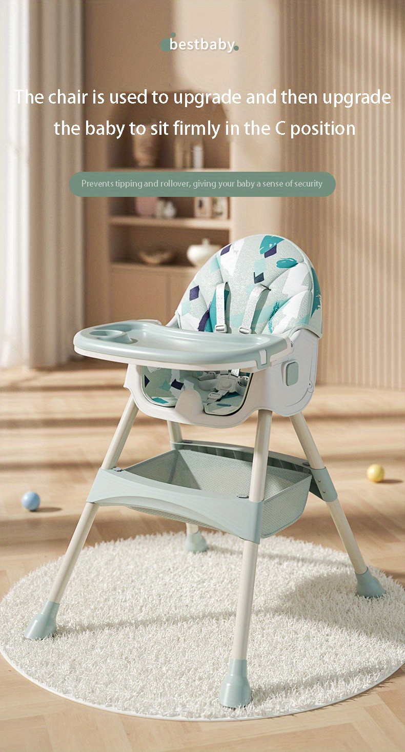 KIDIZ® Chaise haute 3 en 1  Chaise haute pour enfant avec arceau de jeu,  chaise longue pour bébé, chaise haute combinée, Siège haut pour bébé,7,  Beige : : Bébé et Puériculture