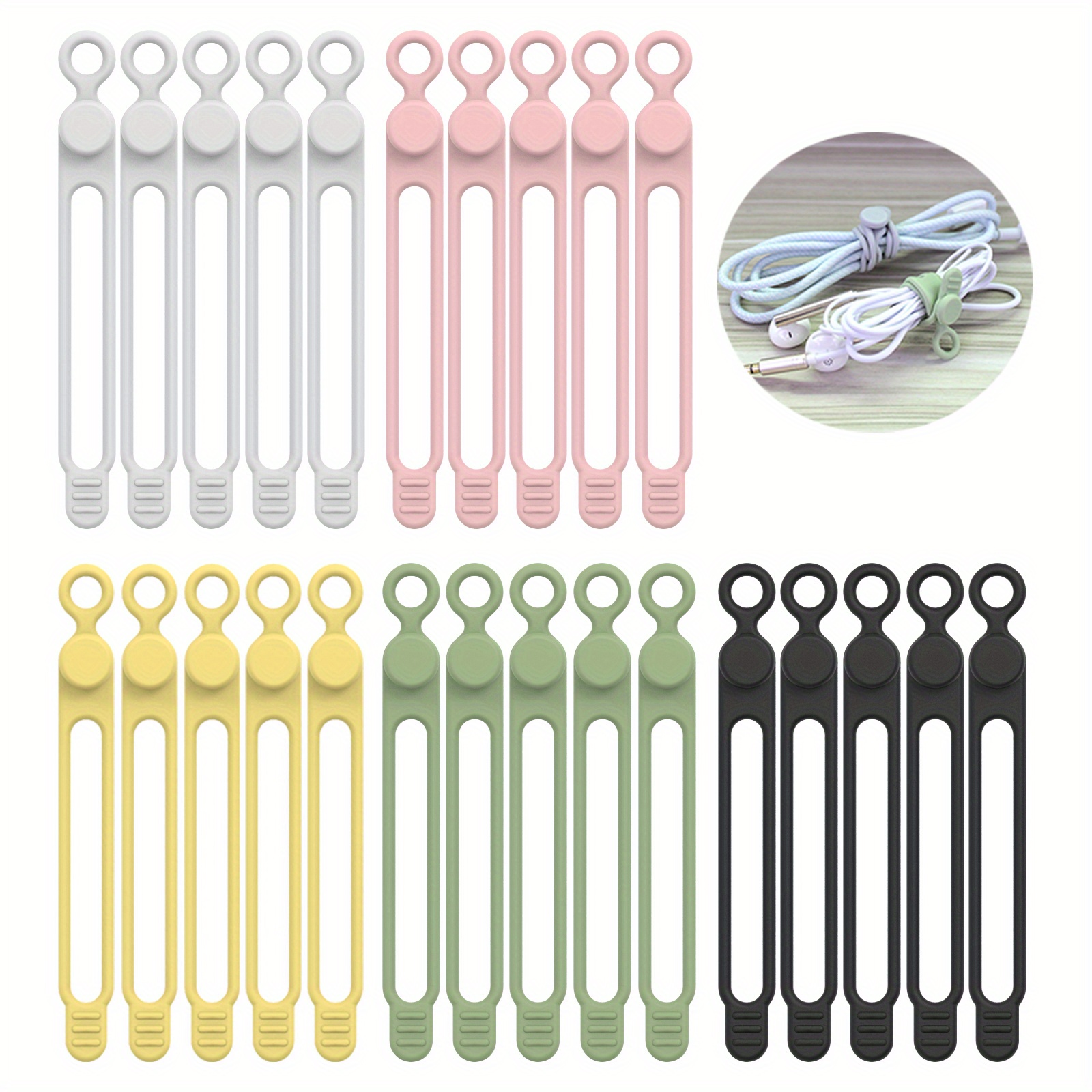 Reusable Fastening Cable Ties Hook Loop Multi purpose Cable - Temu