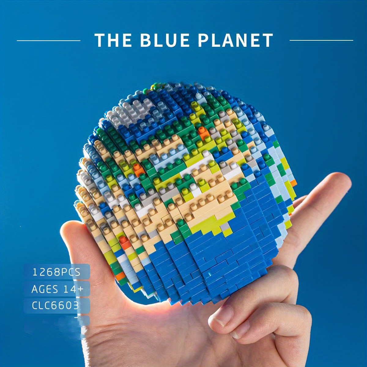 Building Blocks Pixel Earth Model Ornaments Children's Temu