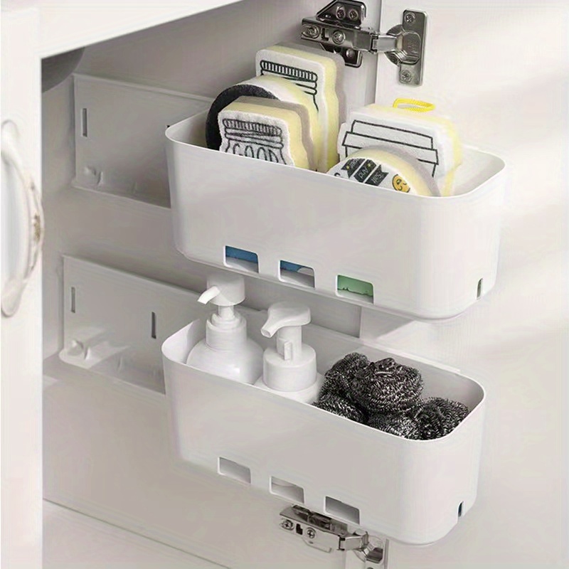 Boîte de rangement en plastique blanc 9 tiroirs Quincaillerie de rangement  et armoire artisanale Support mural