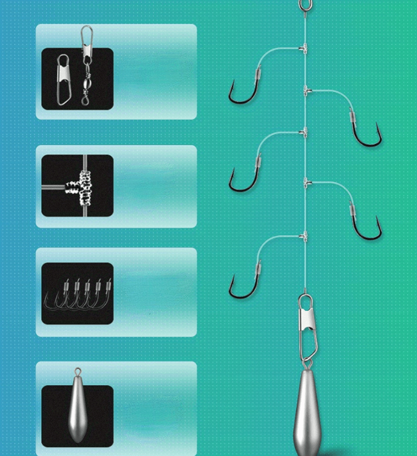 Extra Sharp Fishing Hooks Set T shaped Skewer Design 5 - Temu Canada