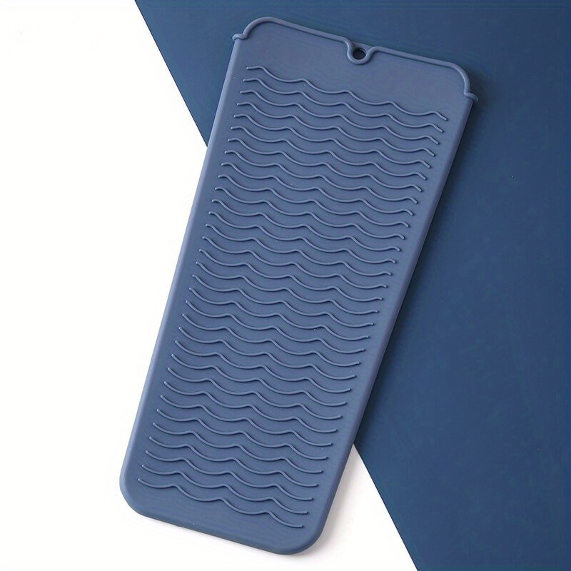 2 Pack Heat Resistant Silicone Mat Pouch Compatible With Flat Iron