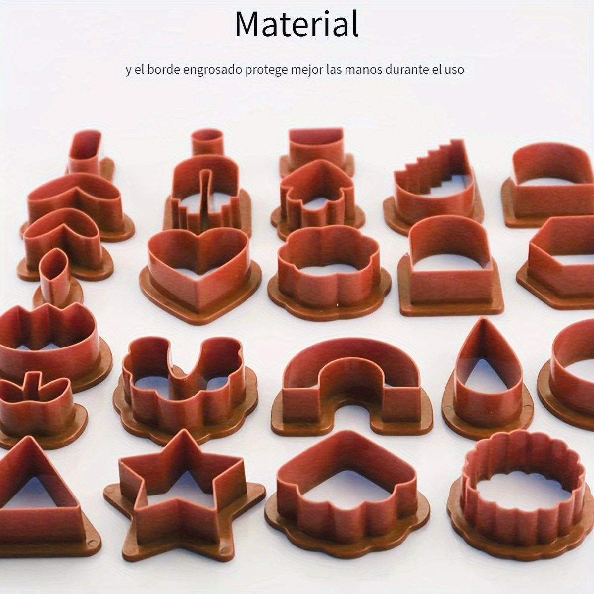Cortadores de cerámica suave para pendientes, herramientas de arcilla  polimérica para rosquilla, girasol, triángulo, cuadrado, bordes