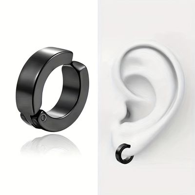 1pc 2pcs 6 pcs punk style clip earrings for no piercing for men