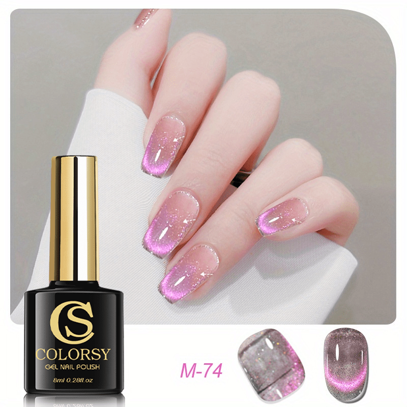 DIY GEL POLISH EFFECT NAILS - HOT PINK HOLOGRAPHIC GLITTER NAILART WITH  STUDS 