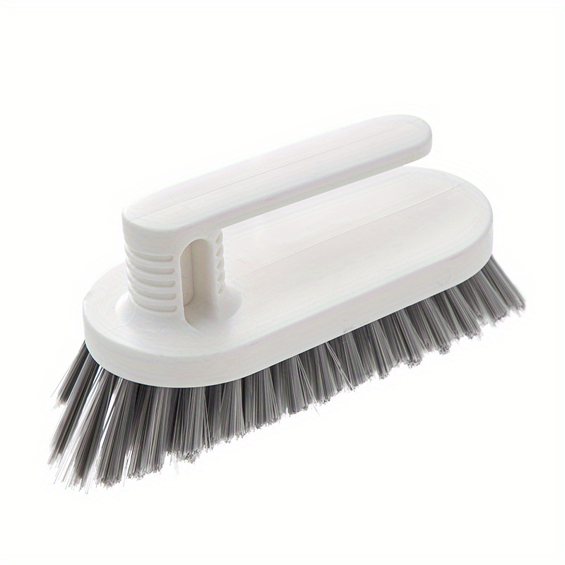 Image of 1pc, V-type Cleaning Brush, Suitable For Corners And Wall Joints, Multifunctional Cleaning Shower Scrubber, Durable Bristles For Cleaning Bathroom, Tile, Kitchen, Floor, Bathtub