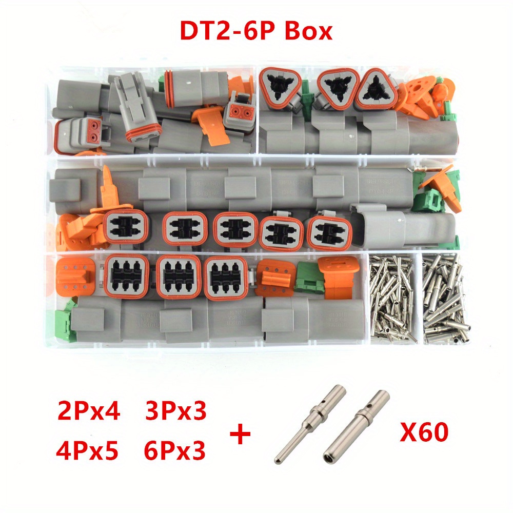 Deutsch Dt Series Waterproof Wire Connector Kit Dt06 Temu
