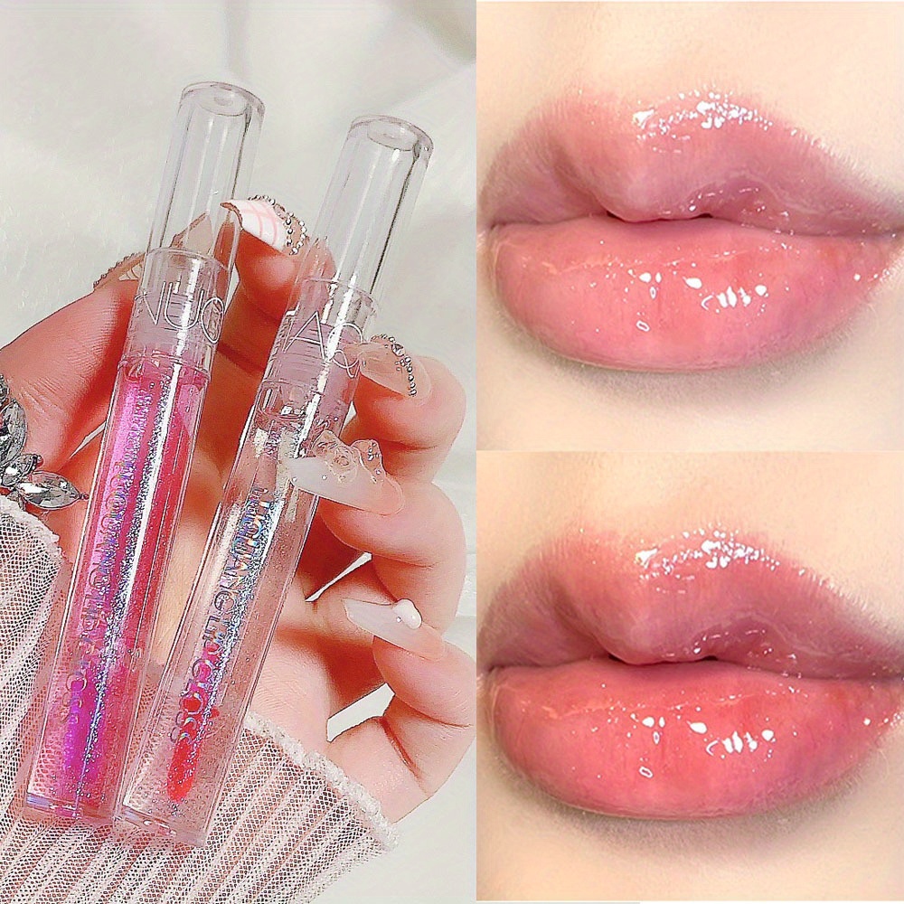 high gloss lipstick long lasting moisturizing nourishing lip gloss reduce lips lines plumping serum lip oil care details 2