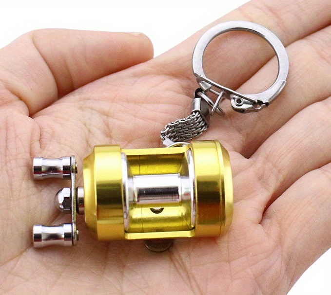 Wrapsify Fishing Drum Reel Keychain - Fishing - to My Man - with You, Every Day's A Fintastic Rave - Gfd26001 Standard Box
