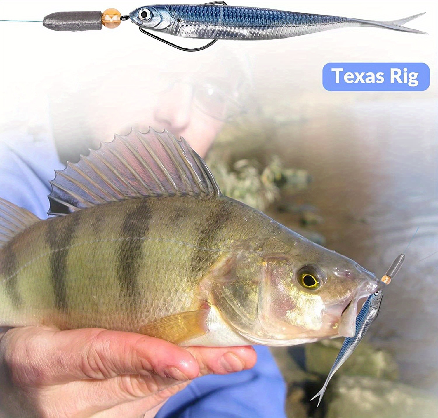 Narrow Long Shank Hook Soft Worm Fishing Hook Texas Rig - Temu