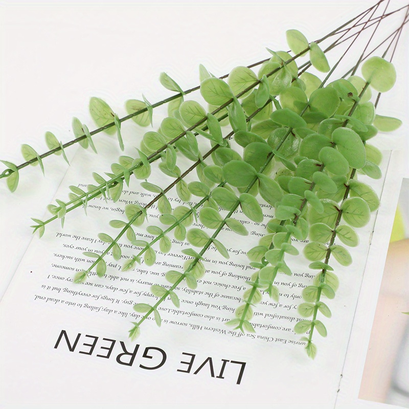 Rama eucalipto artificial 48 cm verde – KeepDeco