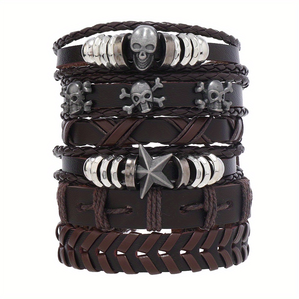 TierraCast Kit Peace Punk Leather and Metal Bracelet-KIT-BR