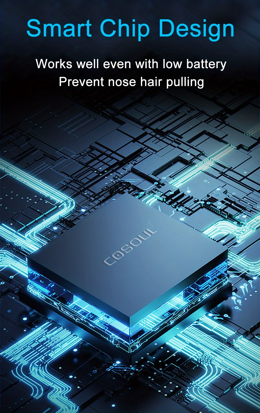 rechargeable nose hair trimmer metal alloy nose ear hair removal shaver with   Product details 6
