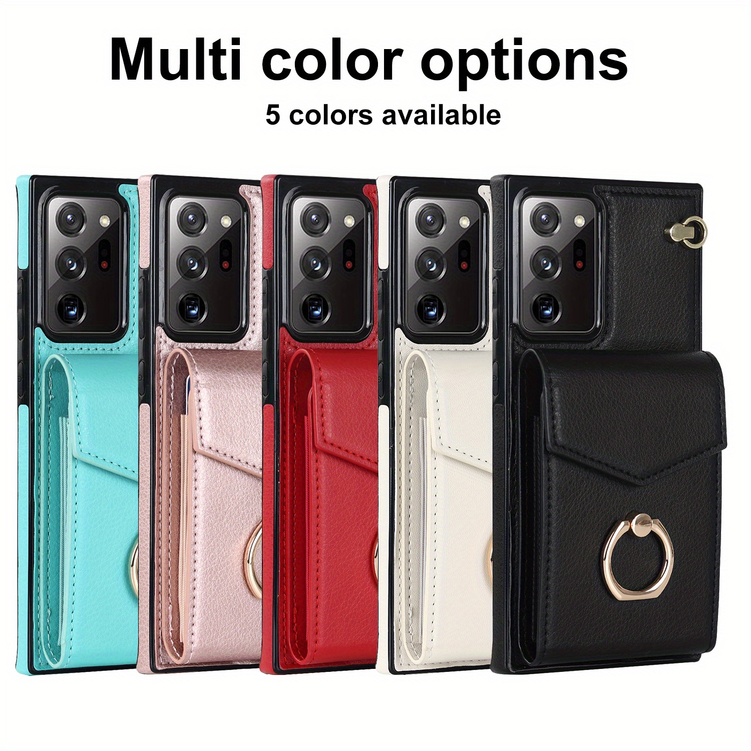 Samsung Galaxy S22 Ultra 5G Two-Tone Leather Case with Card Holder
