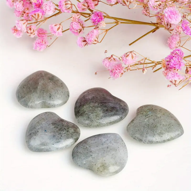 Ciondolo In Pietra Naturale Piccola Mela Reiki Ametiste Quarzo - Foto 2