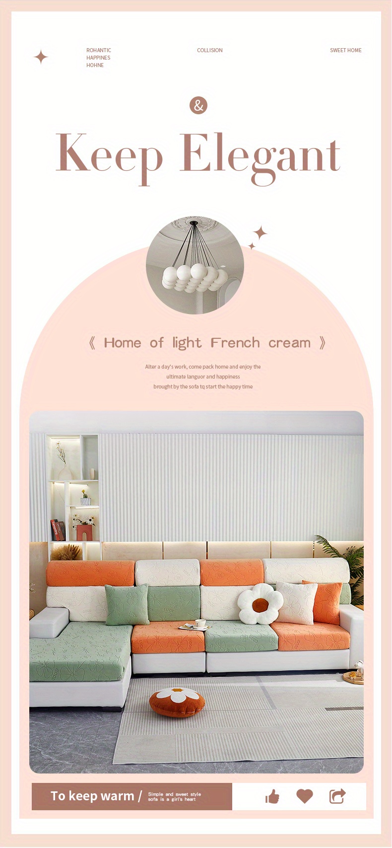 Stretch Couch Cushion Slipcovers Anti slip L Shape Sofa Temu